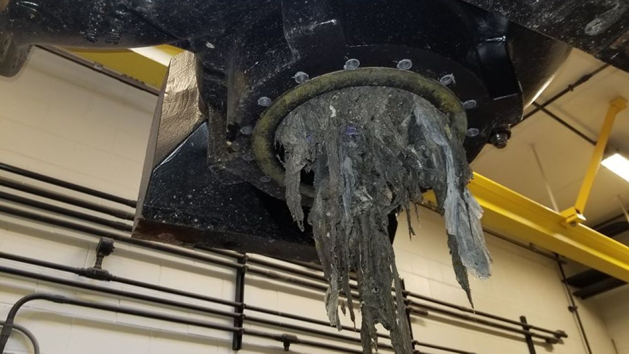 What really happens to pipes when you flush "flushable wipes."